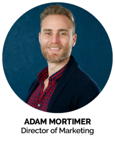 Adam Mortimer Director of Marketing MGE.