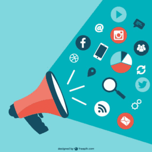 Digital marketing icons collection