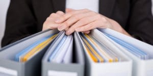 Illustration of dental practice management procedures.