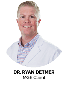 Portrait of Dr. Ryan Detmer in professional attire.