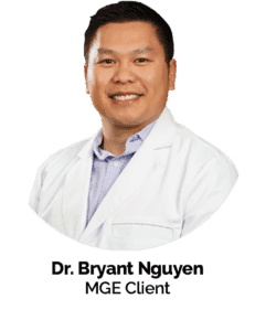 Portrait of a smiling dental professional.