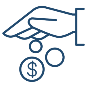 Diagram illustrating steps to calculate staff payroll percentage in a dental practice.