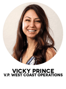 Portrait of Vicky, a dental practice staff member.