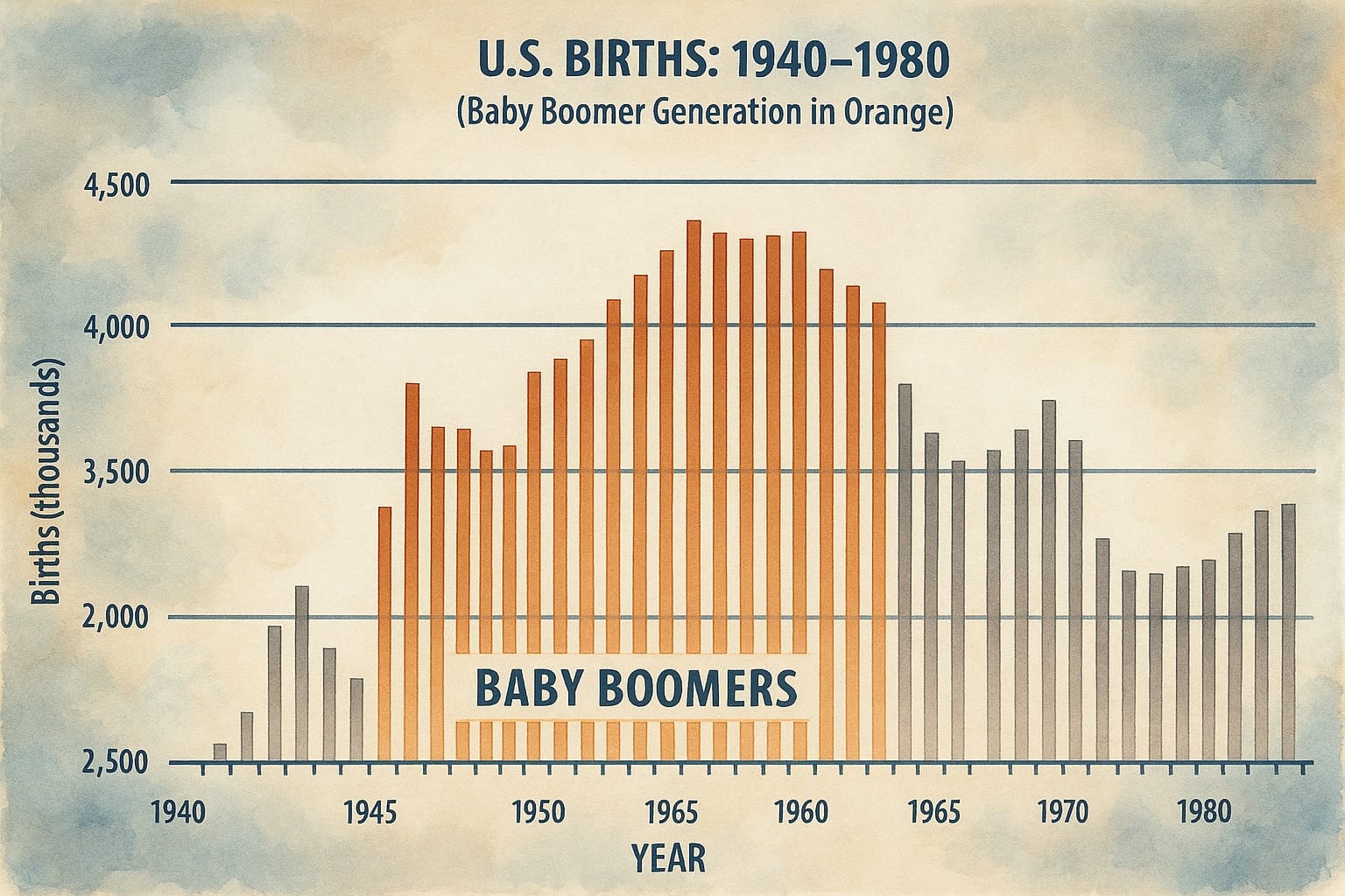 Line graph showing U.S. student loan debt surpassing auto and credit card debt from 2003 to 2014.
