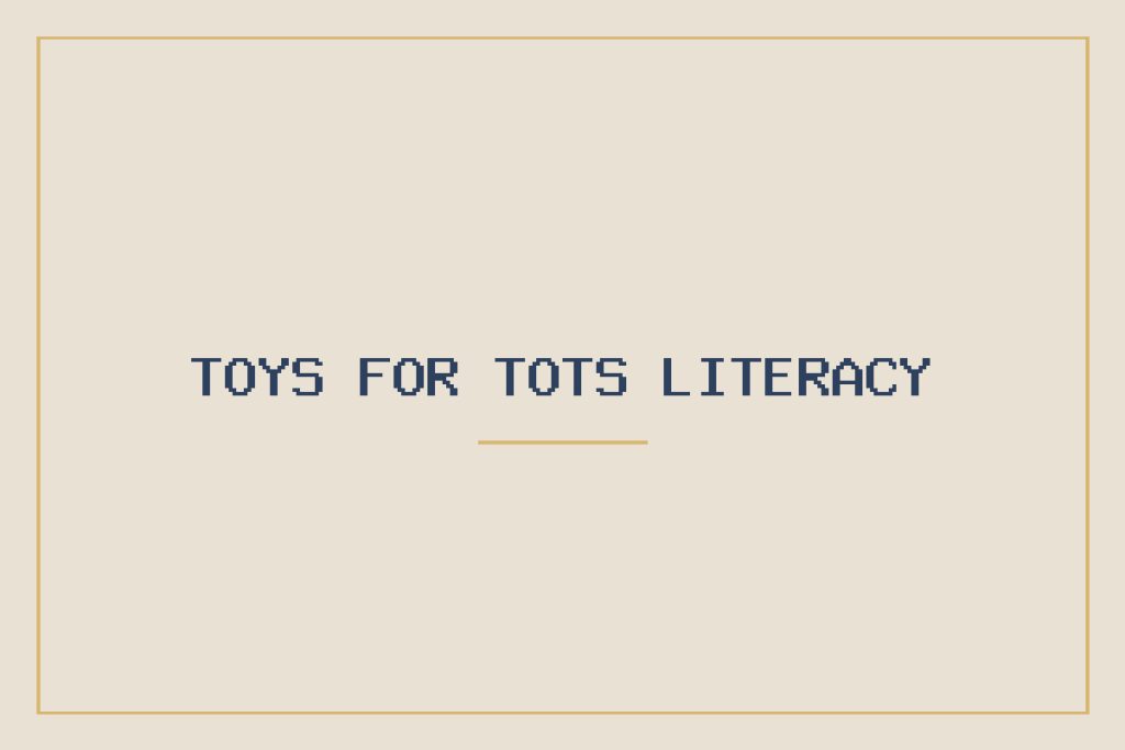 MGE clients and US Marines at the MGE Annual Benefit Dinner for the Toys for Tots Literacy Program
